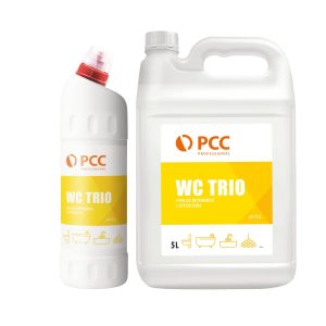 Roko WC Trio zestaw płyn do dezynfekcji sanitariatów z chlorem butelka i kanister