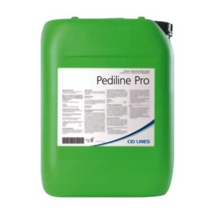 Zielony kanister z etykietą "Pediline Pro" marki CID LINES.